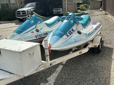 Polaris 750 Jet Skis with Double Trailer