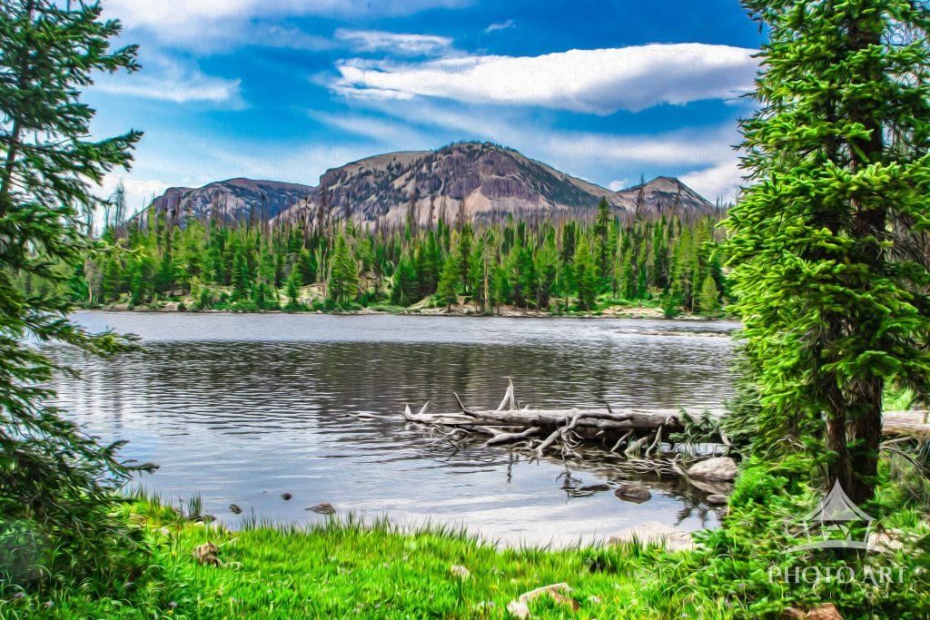 Mirror Lake, a picturesque alpine lake