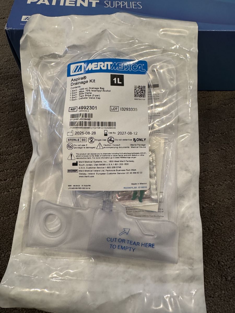 New Aspira Drainage Bag Kit and Dressings