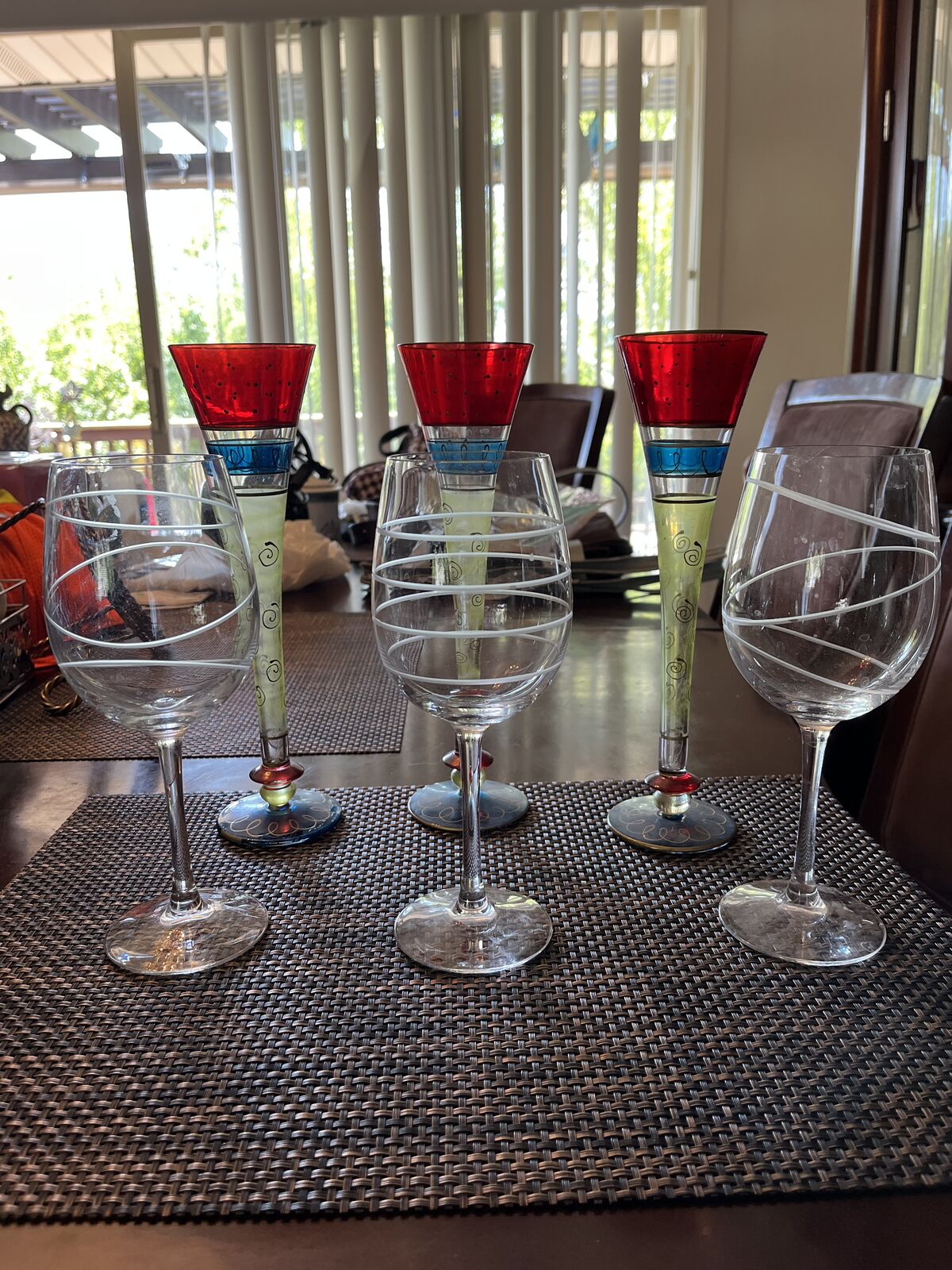 Wine glasses