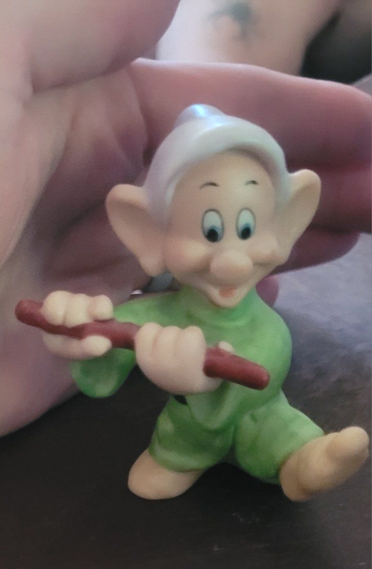 Vintage Disney Dopey Dwarf Ceramic Figurine Sri Lanka
