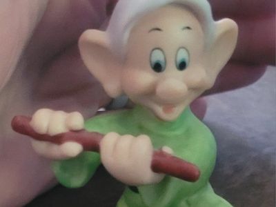 Vintage Disney Dopey Dwarf Ceramic Figurine Sri Lanka