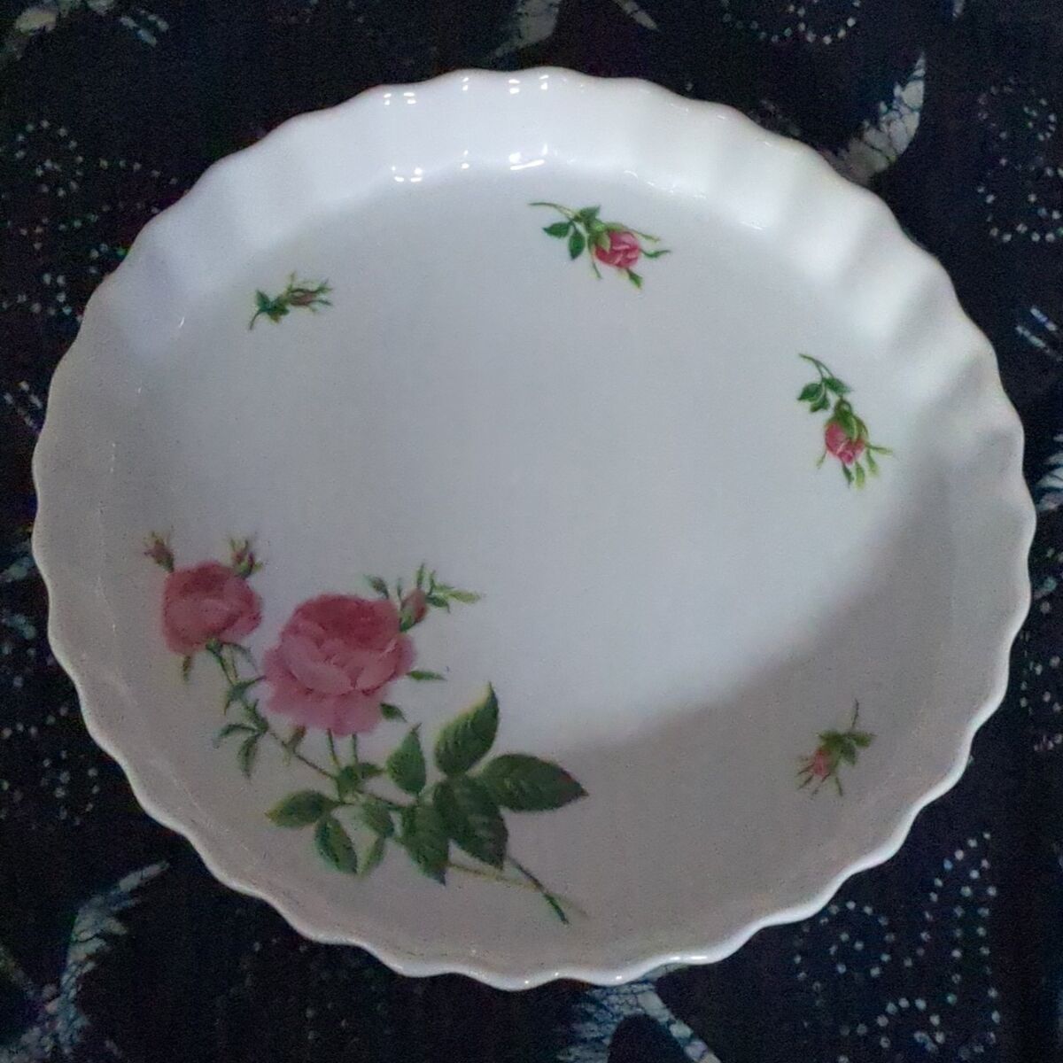 Vintage Christineholm quiche dish