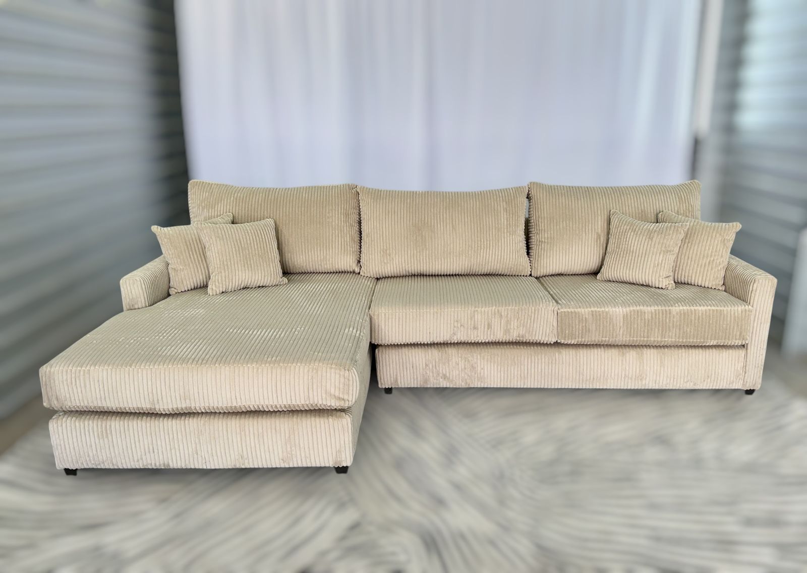 HIGH-END SECTIONAL – IN STOCK + CUSTOM ORDER AVAILABLE  ️