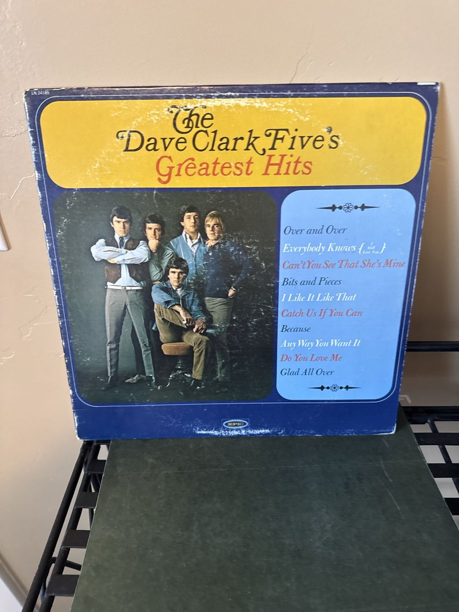 The Dave Clark Five Greatest Hits Vinyl Record LP Epic Records