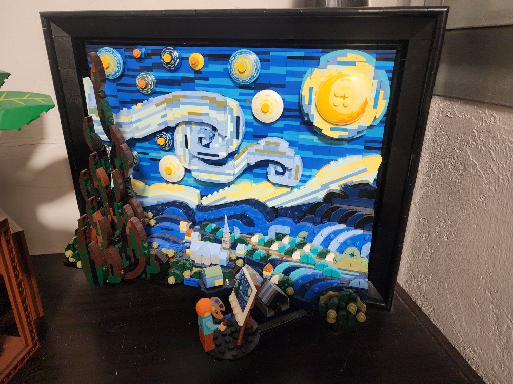 A Starry Night Lego