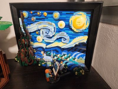 A Starry Night Lego