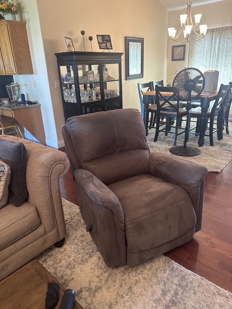 Comfortable Fabric Recliner Chair - Gently Used
