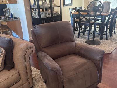 Comfortable Fabric Recliner Chair - Gently Used
