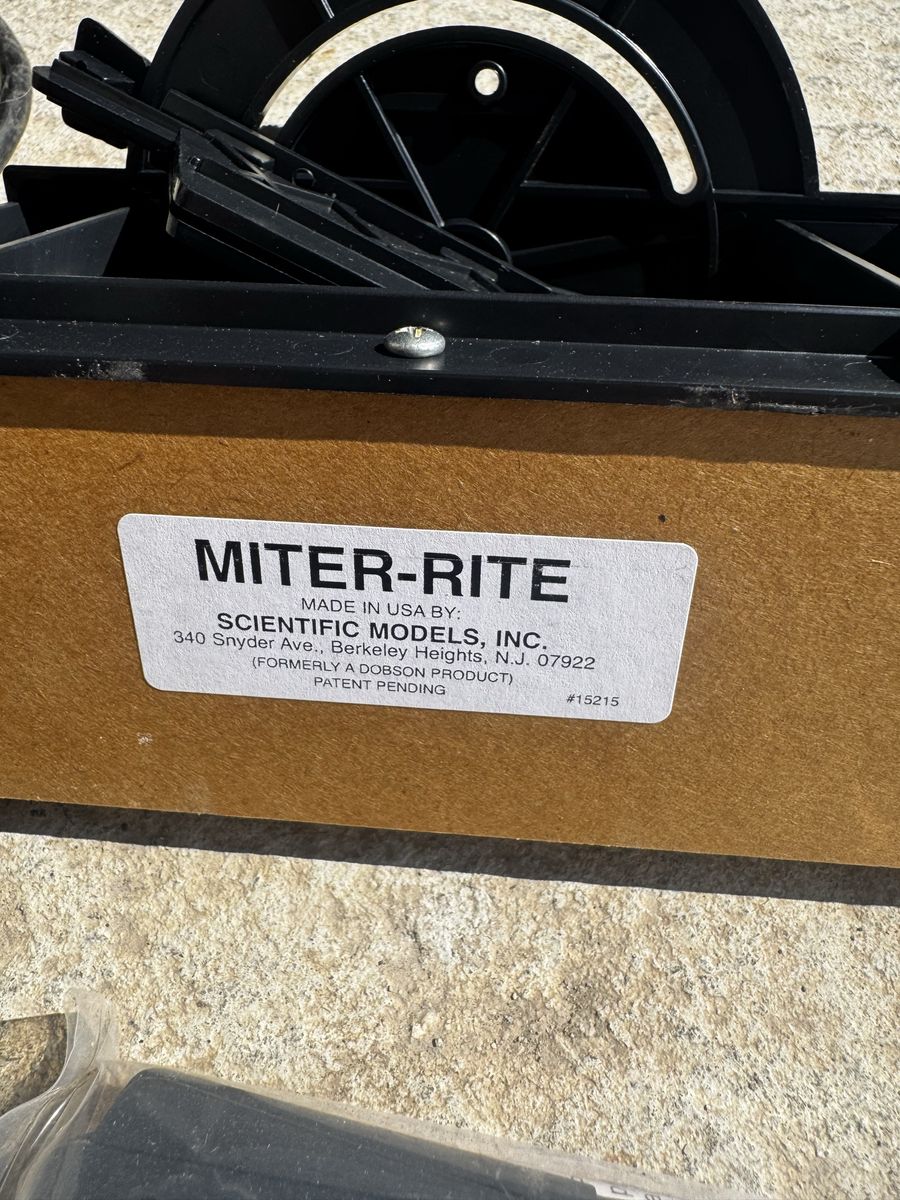 Scientific Models Inc Miter-Rite Model 15215 Precision Miter Sander Jig Set