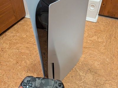 Sony PlayStation 5 Disc Edition Gaming Console Bundle with Camo Controller & Cables