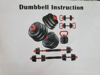 NIB- Unnmily Adjustable Dumbbell Set