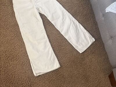 H&M White Pants Soze Small - XS