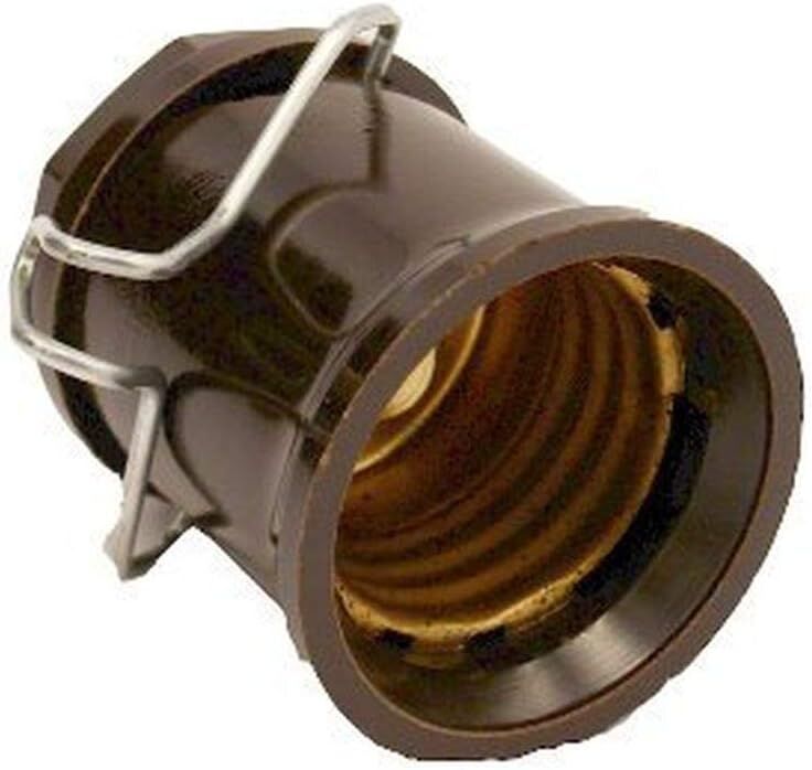 660-Watt Brown Weatherproof Pin-Type Lampholder 167 20-count Box