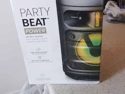 Quikcell PartyBeat Power Wireless Speaker with FM Radio, Micro SD, USB Playback, Lightweight