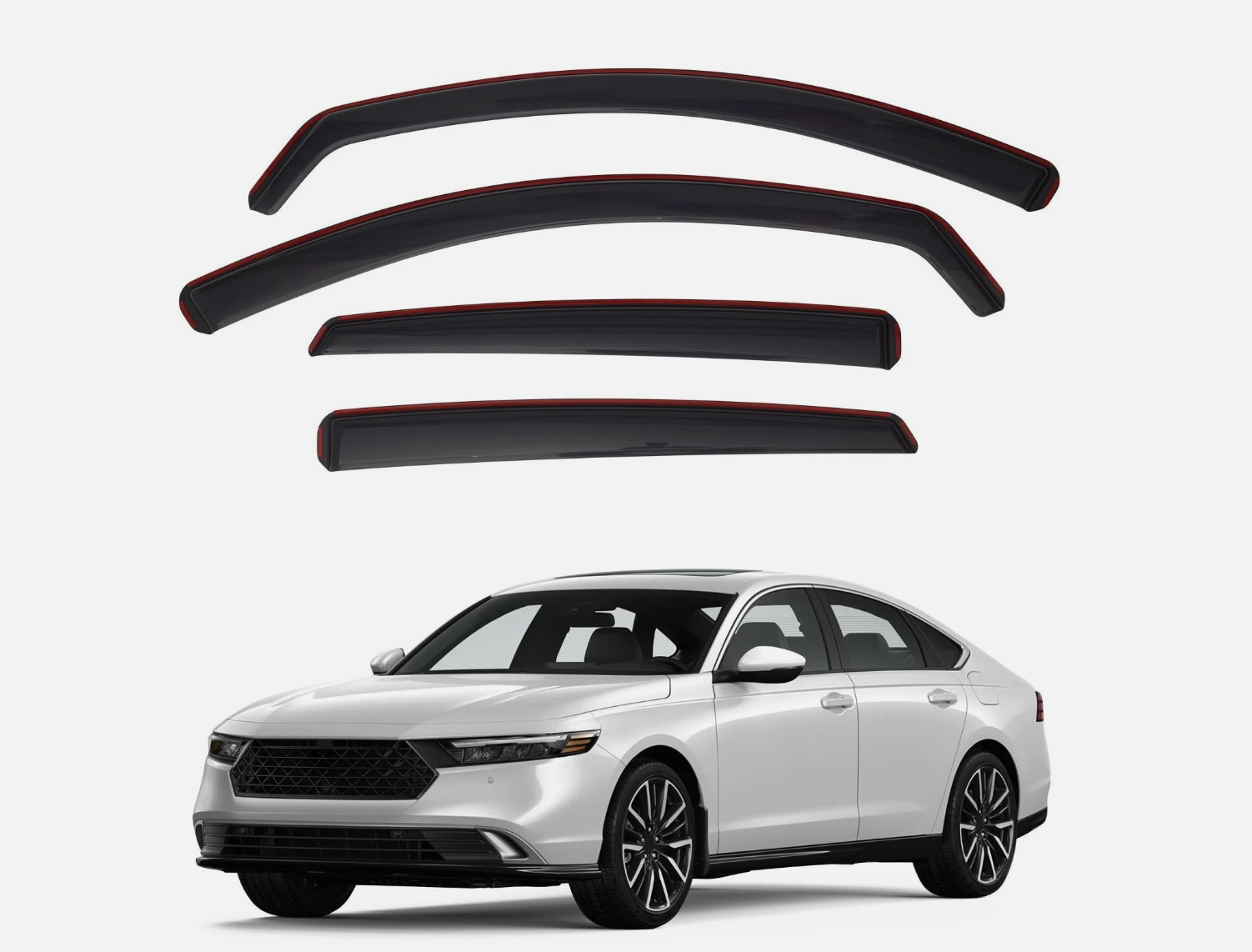 2023-2026 Honda Accord In-Channel Window Visors Rain Guards Vent Deflectors 4PC