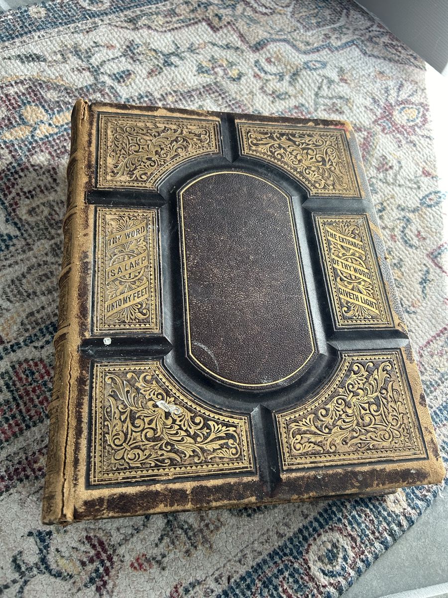 1879 Vintage Bible
