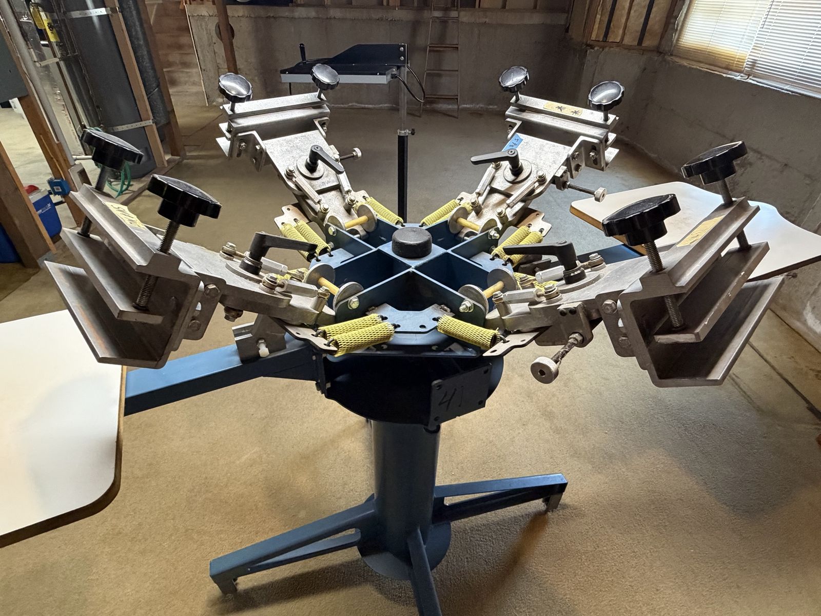 Hopkins BWM Starting Line 4-Color 2-Station Screen Printing Press