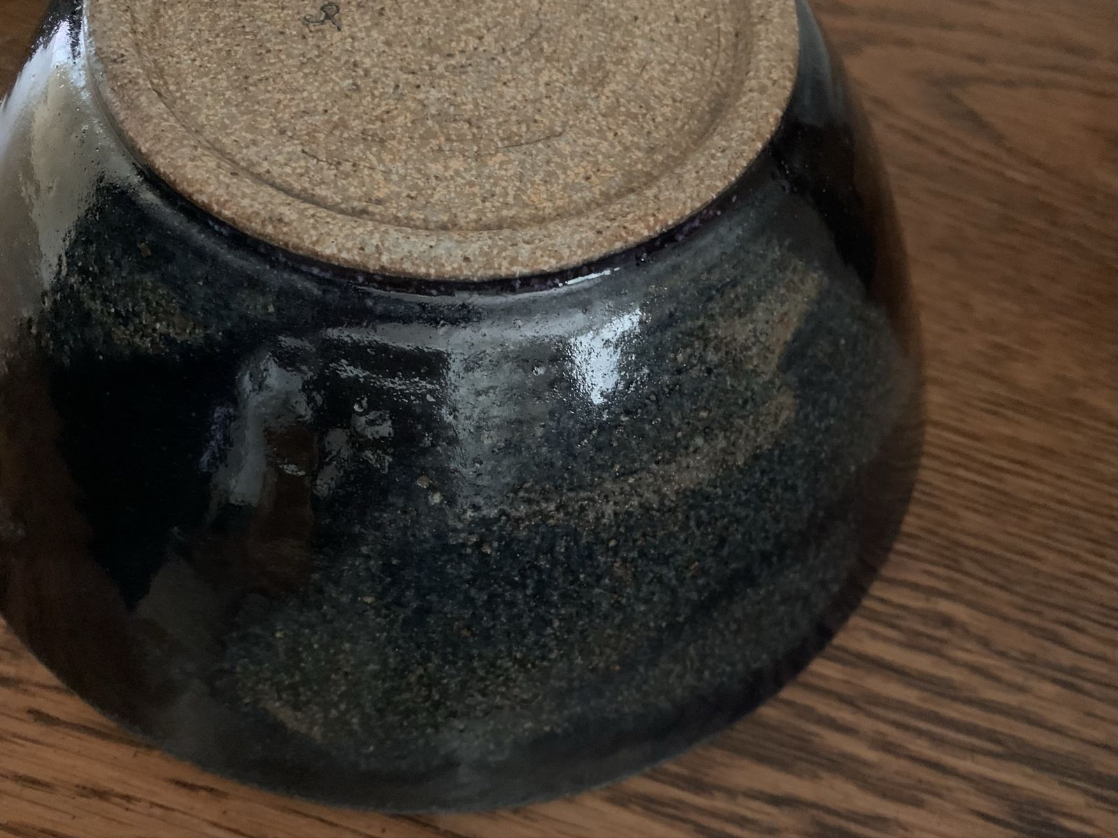 Hand-thrown pottery ~ Glazed earthenware serving bowl