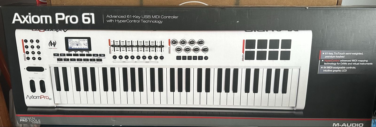 M-Audio Axiom Pro 61 Advanced 61-Key USB MIDI Controller w/ HyperControl