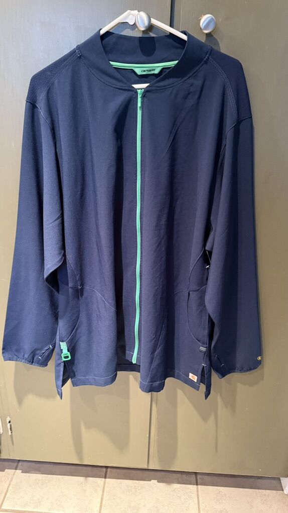 Carhartt Full Zip Scrubs Top 2XL