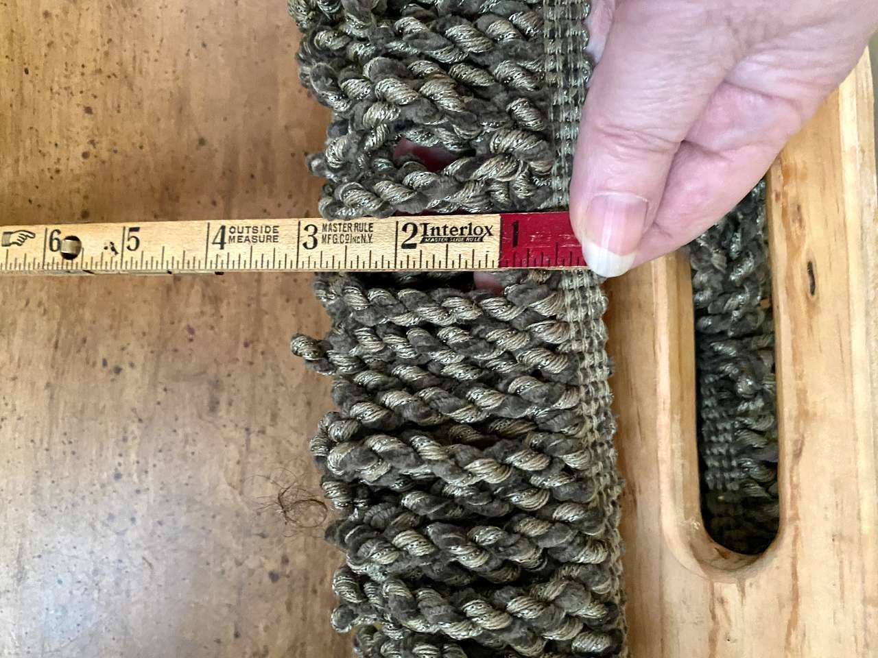 WOW FRINGE -Shades Of Green 6 YARDS + 22 INCHES LUXURIOUS Fringe TRIM By 3 inches Wide - See Photos.