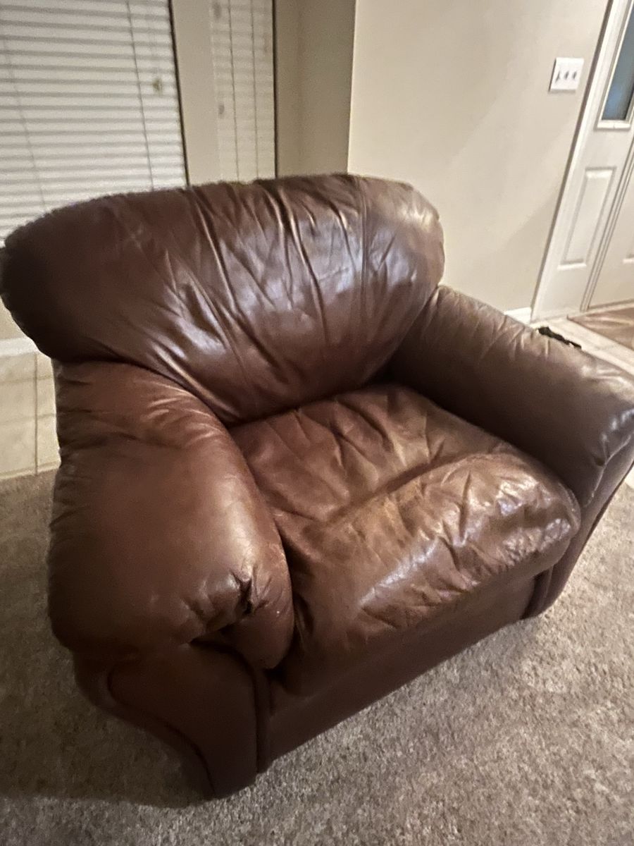 Brown Leather Chair