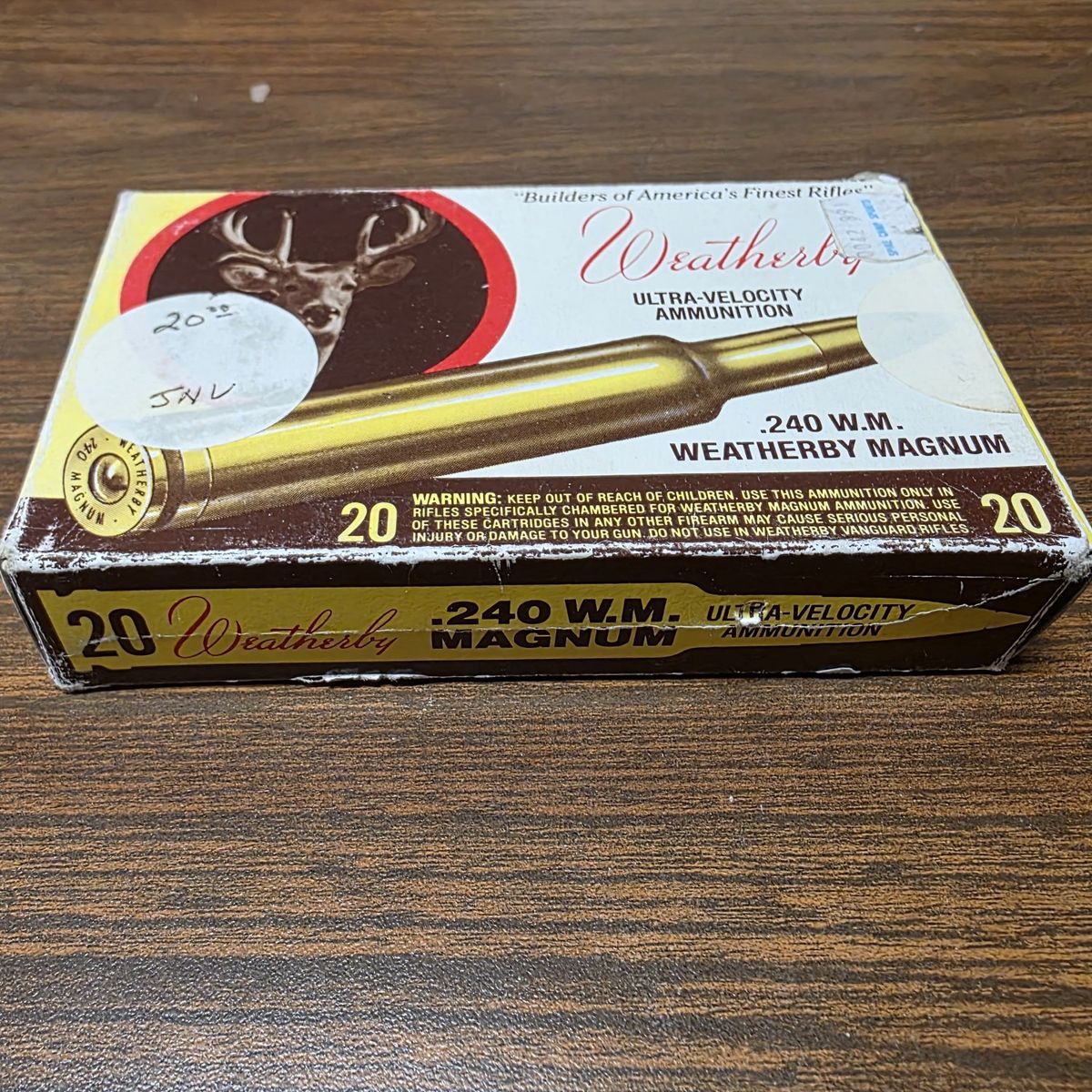 .240 WM Magnum Rounds