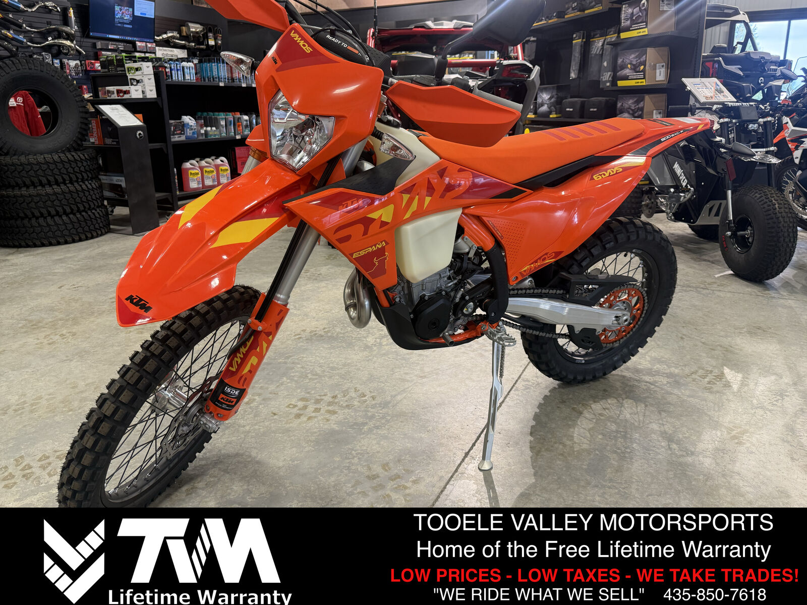 2025 KTM 500 EXC-F SIX DAYS W/LIFETIME WARRANTY
