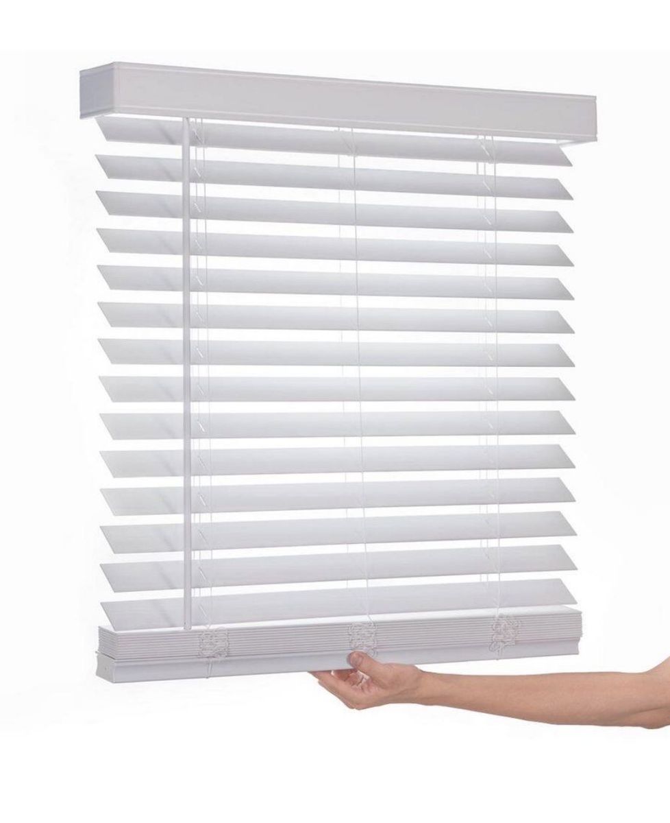 Cordless Faux Wood Blind