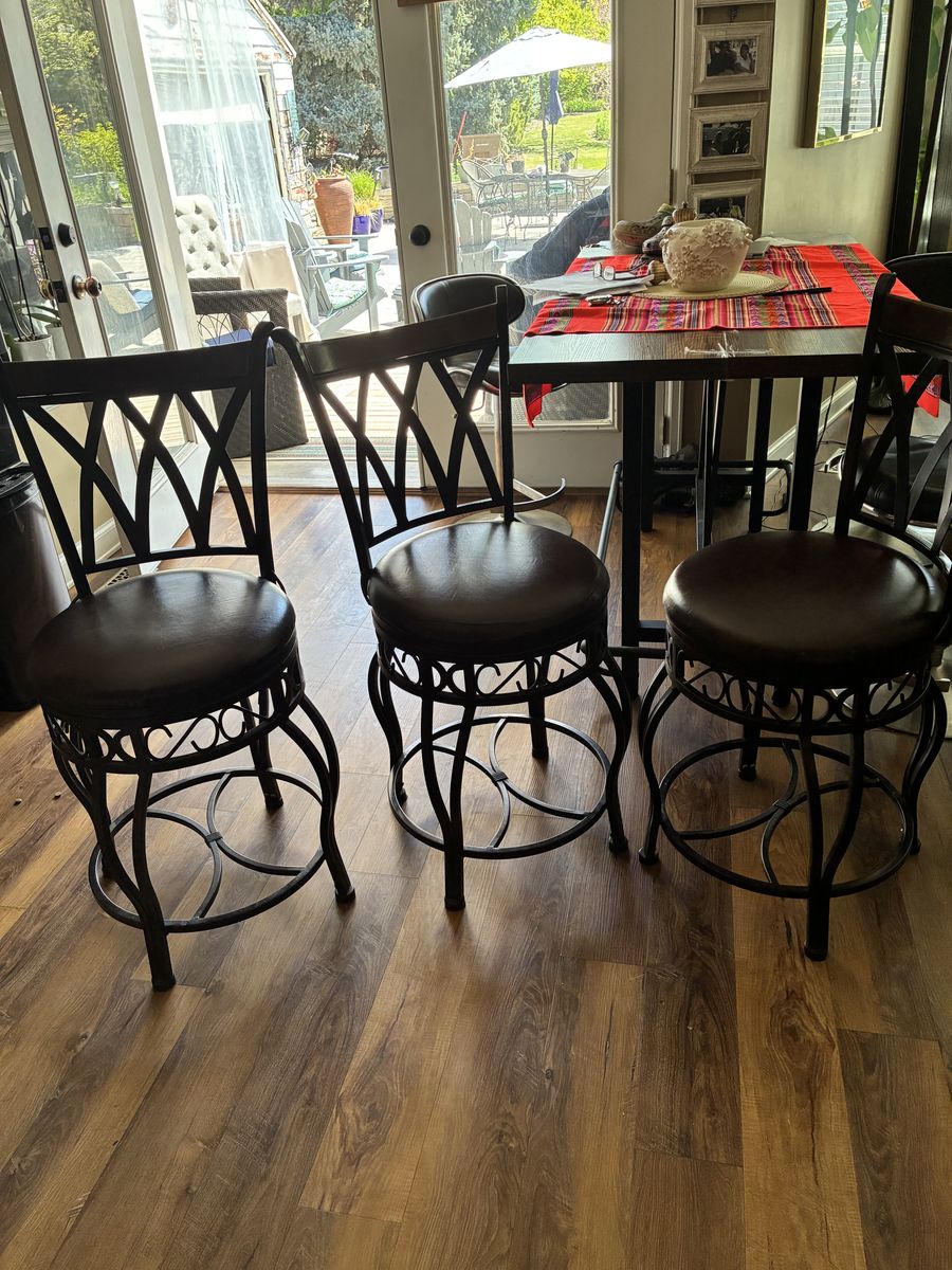 3 Bar Stools for $150.00