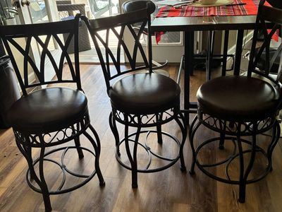3 Bar Stools for $150.00