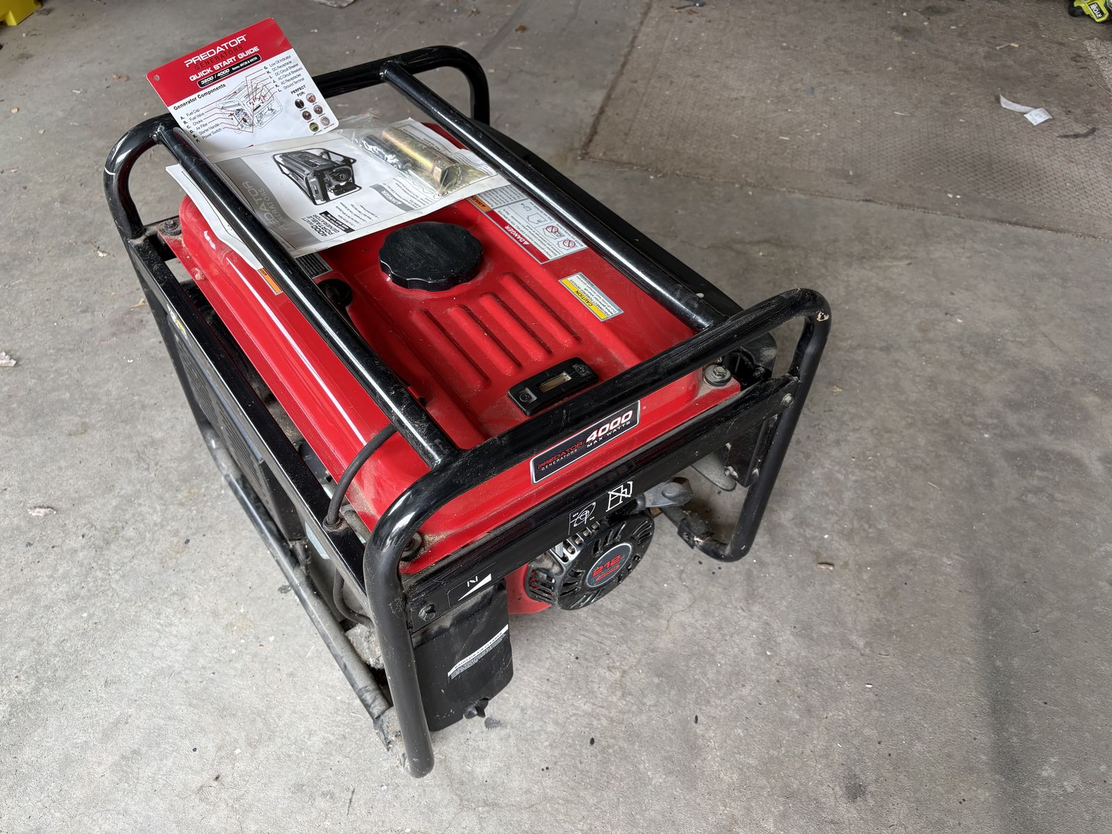 Predator 4000w generator