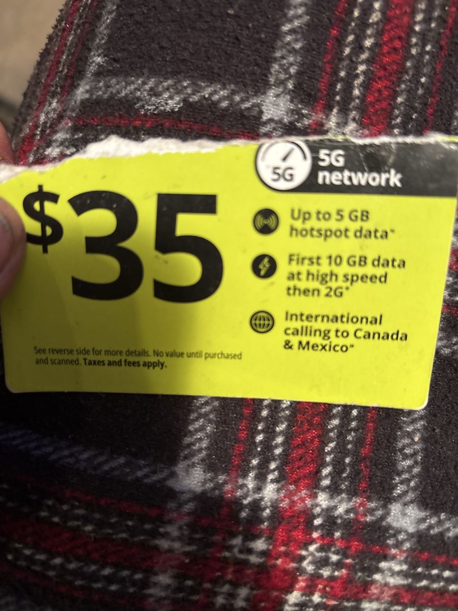 Straight Talk Wireless $35 Service Plan Refill Card