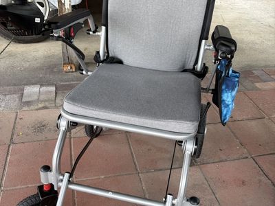 Kerdom Mobility Foldable Electric Wheelchair - Lightweight & Portable