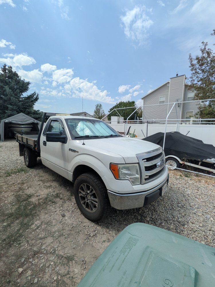 Ford F-150 Flatbed Truck - White - Needs Engine Work (P0307 Code)