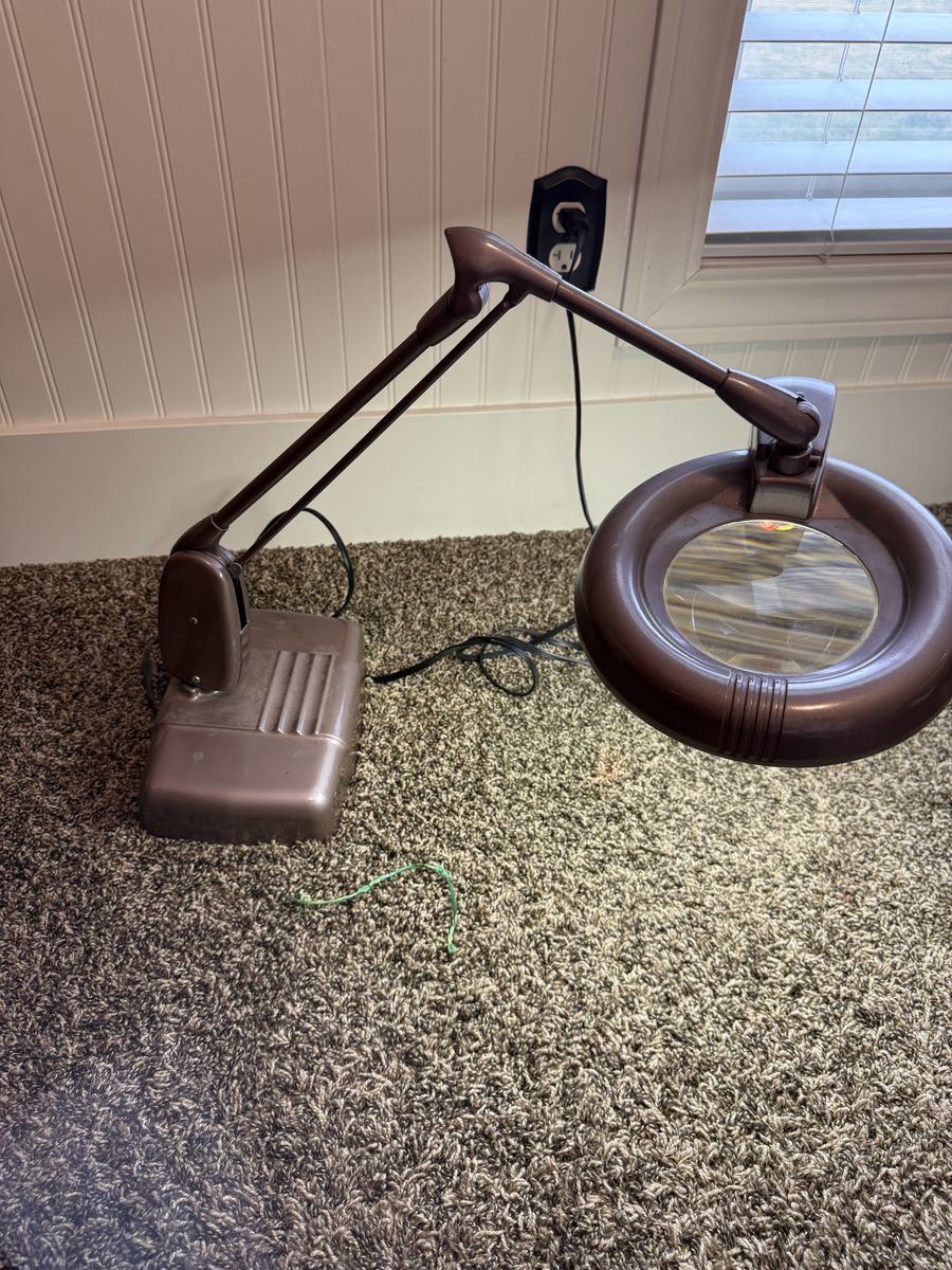 Vintage Danzor Floating Magnifier Desk Lamp