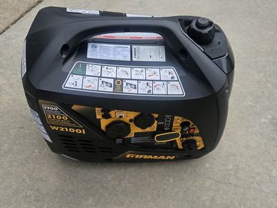 Firman 2100i Generator (used less than a hour)