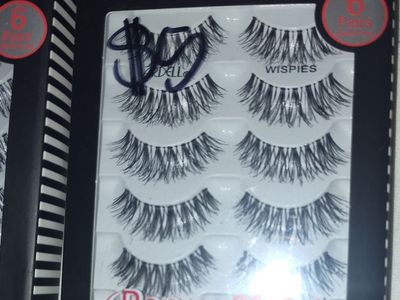 Ardell Professional Wispies False Eyelashes - Black, 6 Pairs Multi-pack, Cruelty-Free
