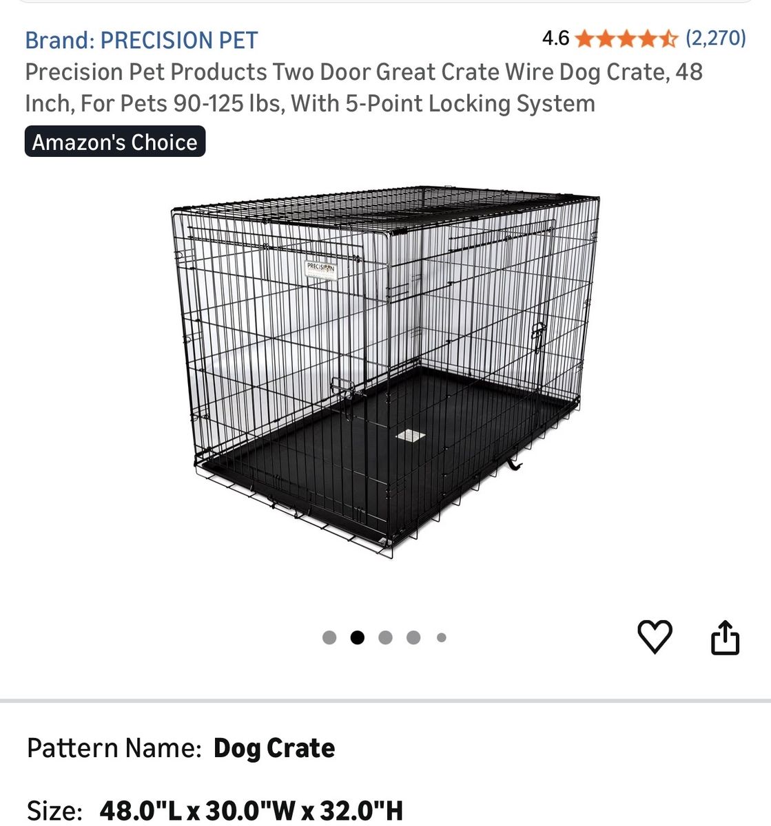 Precision Dog Kennel
