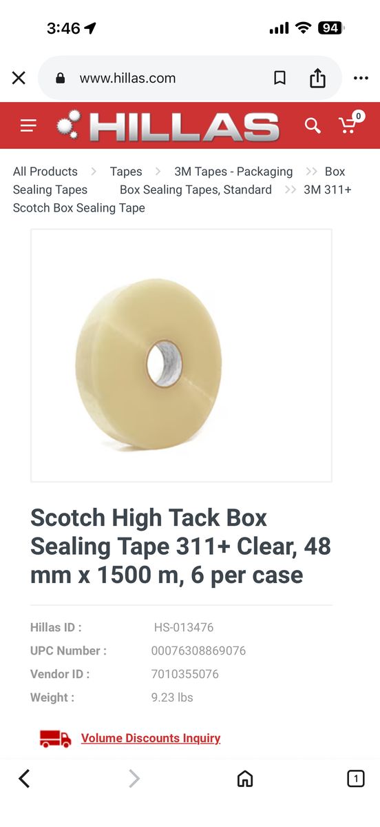 Scotch High Tack Box Sealing Tape