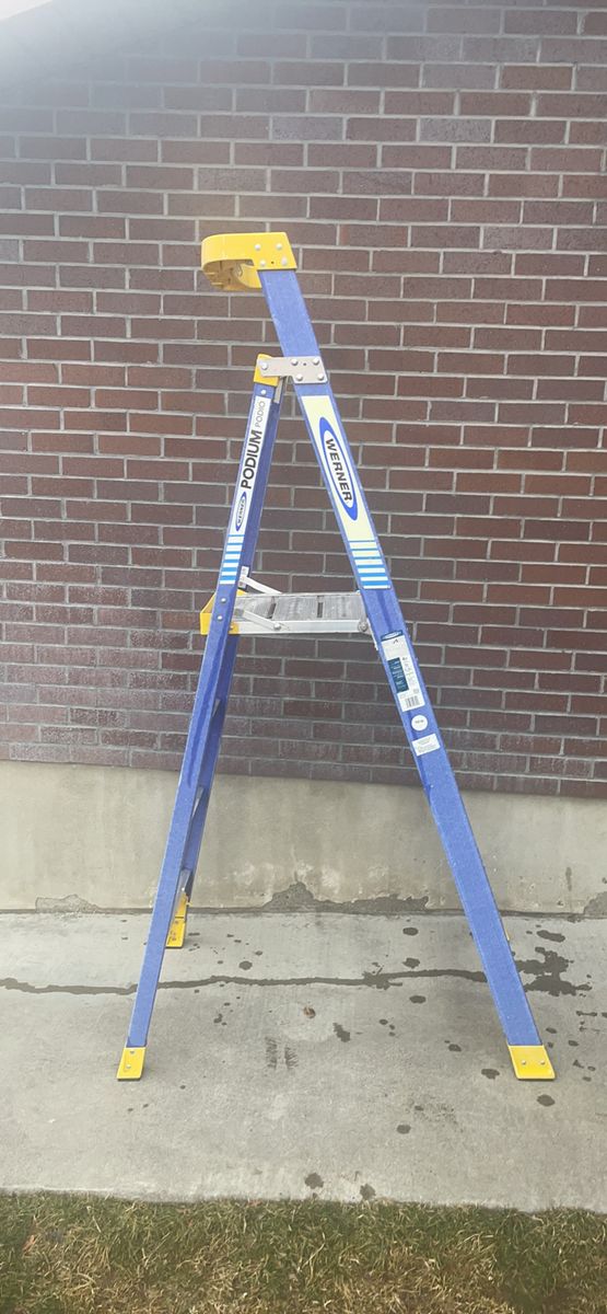 Werner platform ladder