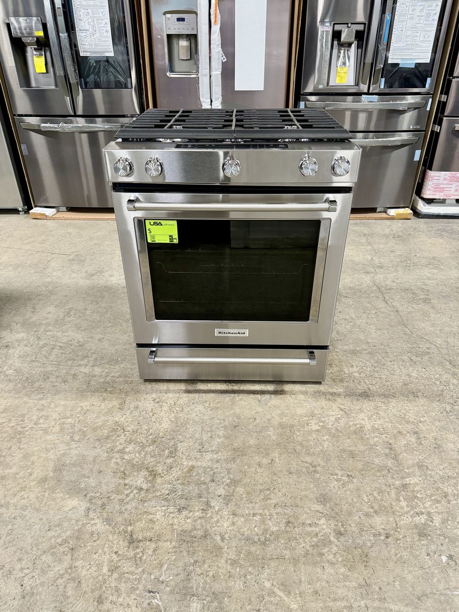 KITCHENAID GAS RANGE WITH 5 SEALED BURNERS