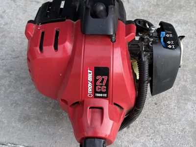 Troy-Bilt TB80 EC 27cc Gas String Trimmer with TrimmerPlus Edger Attachment