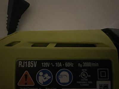 Ryobi RJ185V 10 Amp Corded Reciprocating Saw