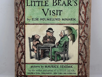 Little Bear’s Visit 1961 Minarik Sendak HC I Can Read Harper Row Vintage