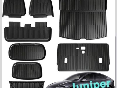 Tesla Model Y Juniper Floor Mats & Cargo Liners | 10-Piece TPE Set (2025/2026) - Open Box