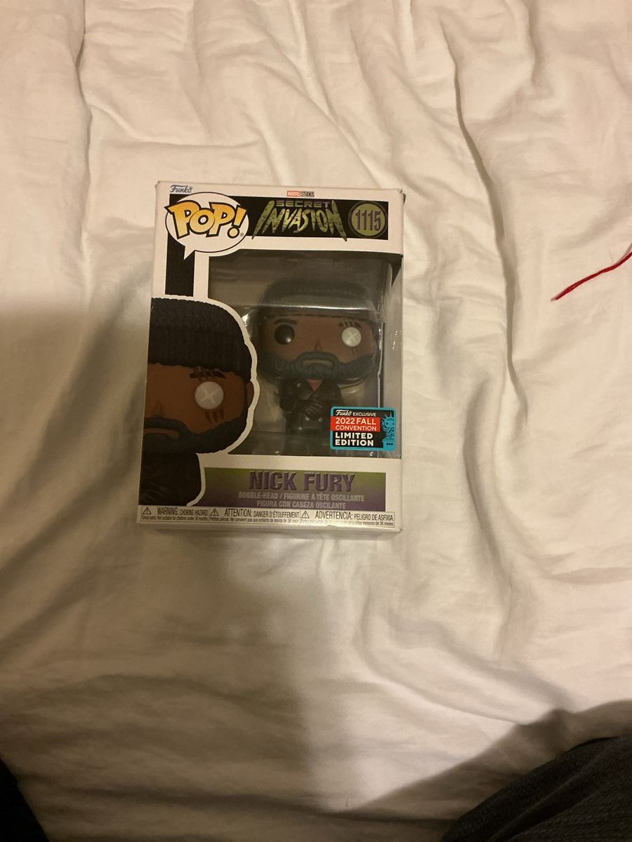 Funko POP! Marvel Secret Invasion Nick Fury #1115 2022 Fall Convention Limited Edition Bobble-Head