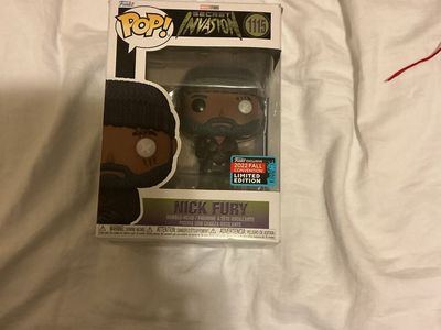 Funko POP! Marvel Secret Invasion Nick Fury #1115 2022 Fall Convention Limited Edition Bobble-Head