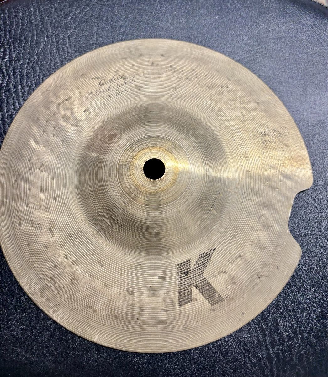 Zildjan Custom Dark K 8” splash *repaired*